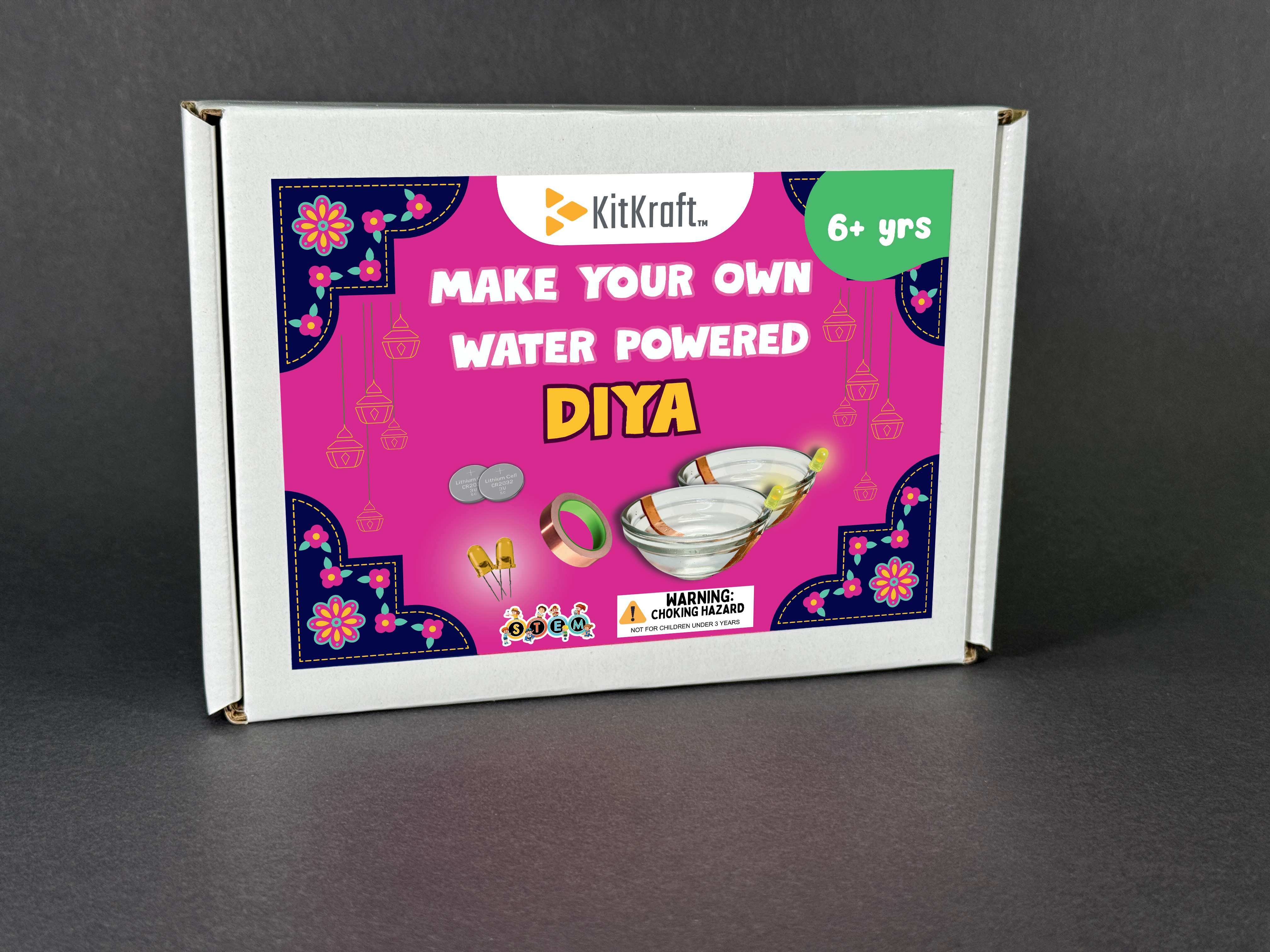 ElectroLight - DIY Water Powered Diya STEM Kit ElectroLight - DIY Water Powered Diya STEM Kit